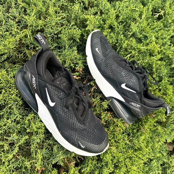 Nike Other - Nike Air Max 270 Little Kids Athletic Shoes Size 2.5Y Black